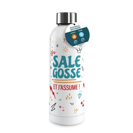 Gourde Isotherme Large Sale Gosse Et J'assume