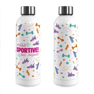 Gourde Isotherme Large Miss Sportive Au Repos