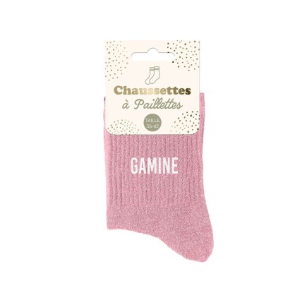Chaussettes Paillettes Gamine
