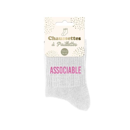Chaussettes Paillettes Associable