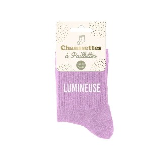 Chaussettes Paillettes Lumineuse