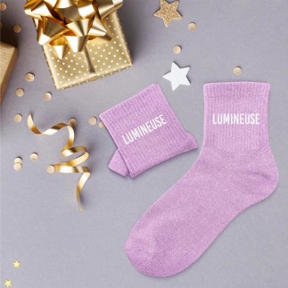 Chaussettes Paillettes Lumineuse