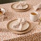 4 serviettes de table Leopardi