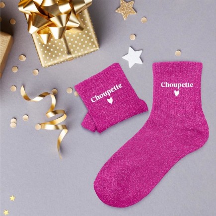 Chaussettes Paillettes Choupette