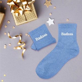 Chaussettes Paillettes Badass