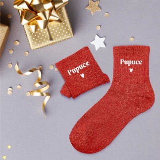 Chaussettes Paillettes Pupuce