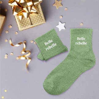 Chaussettes Paillettes Belle Rebelle