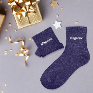 Chaussettes Paillettes Dinguerie