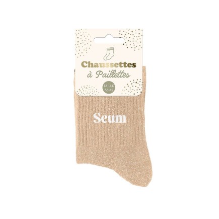 Chaussettes Paillettes Seum