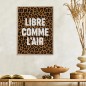 Toile Tuftee Leopard Libre Comme L'Air