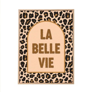 Toile Tuftee Leopard La Belle Vie