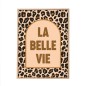 Toile Tuftee Leopard La Belle Vie