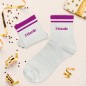 Chaussettes Paillettes A Bandes Fetarde