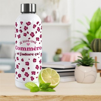 Gourde Isotherme Large Leopard Commere