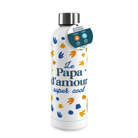 Gourde Isotherme Large Le Papa D'amour Super Cool