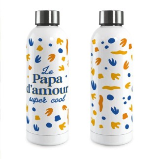 Gourde Isotherme Large Le Papa D'amour Super Cool