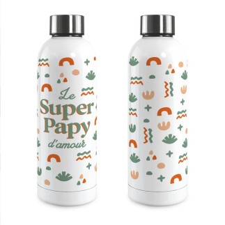 Gourde Isotherme Large Le Super Papy D'amour