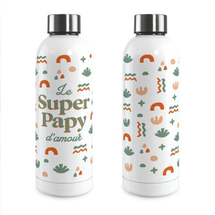 Gourde Isotherme Large Le Super Papy D'amour