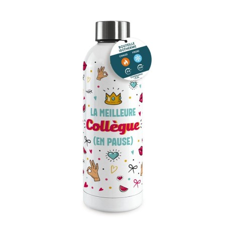 Gourde Isotherme Large La Meilleure Collegue