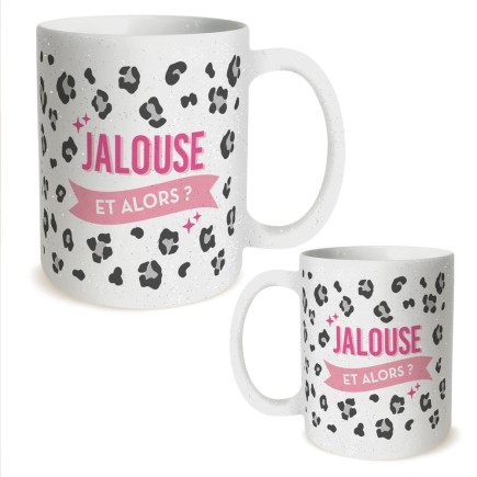 Mug A Paillettes Leopard Jalouse