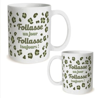 Mug A Paillettes Leopard Follasse