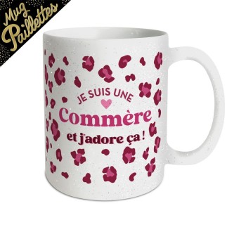 Mug A Paillettes Leopard Commere