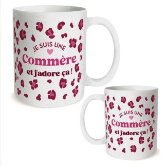 Mug A Paillettes Leopard Commere