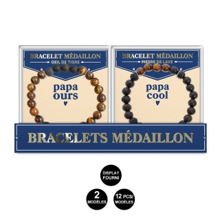 Bracelets Medaillon Papa