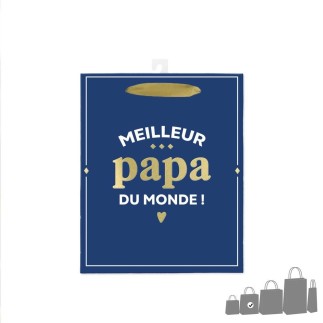 Pochette Cadeau Meilleur Papa Moyen