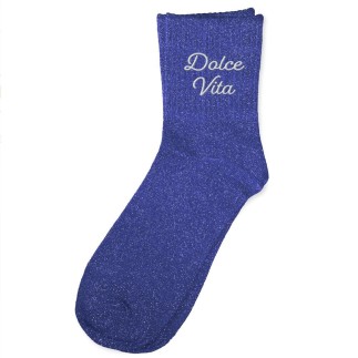 Chaussettes Paillettes Brodees Dolce Vita