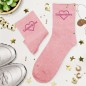 Chaussettes Paillettes Brodees Emmerdeuse