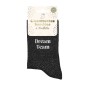 Chaussettes Paillettes Brodees Dream Team