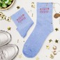 Chaussettes Paillettes Brodees Girl Power
