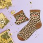 Chaussettes Paillettes Leopard Amour Chaussettes Paillettes Leopard Amour
