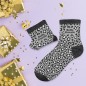 Chaussettes Paillettes Leopard Belle Gueule Chaussettes Paillettes Leopard Belle Gueule