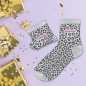 Chaussettes Paillettes Leopard Jalouse