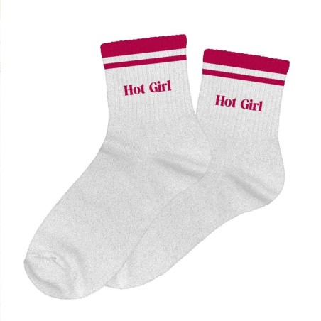 Chaussettes Paillettes A Bandes Hot Girl