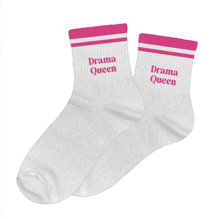Chaussettes Paillettes A Bandes Drama Queen