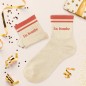 Chaussettes Paillettes A Bandes En Bombe