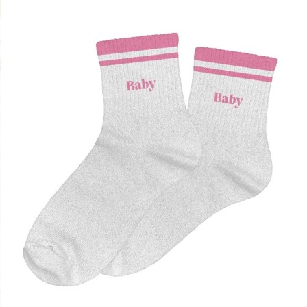 Chaussettes Paillettes A Bandes Baby Chaussettes Paillettes A Bandes Baby