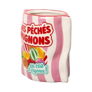 PAQUET DE BONBONS EN CERAMIQUE H12CM