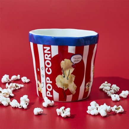 PAQUET DE POPCORN EN CERAMIQUE H13CM