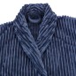Peignoir velours côtelé flanelle bleu