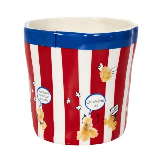 PAQUET DE POPCORN EN CERAMIQUE H13CM