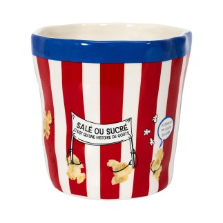 PAQUET DE POPCORN EN CERAMIQUE H13CM