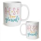 Mug a paillettes "a.e.s.h. trop geniale"