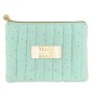 Pochette gaze de coton merci pour cette annee