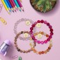 Bracelet perles medaillon maitresse/nounou/ATSEM