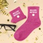 Chaussettes paillettes meilleure maitresse