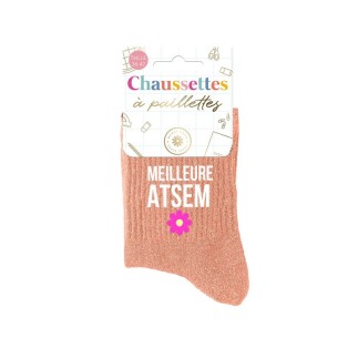 Chaussettes paillettes meilleure atsem